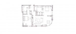 2 Bedroom Fireplace Suite Floor Plan