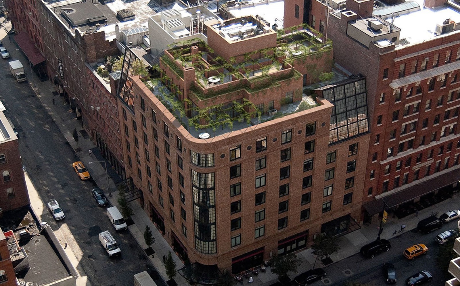 Tribeca Penthouse aerial view, Tribeca Boutique Hotel