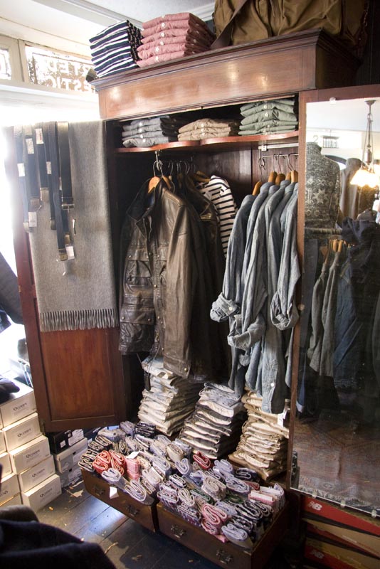 The Greenwich Hotel's neighborhood guide featuring J. Crew at the Liquor Store