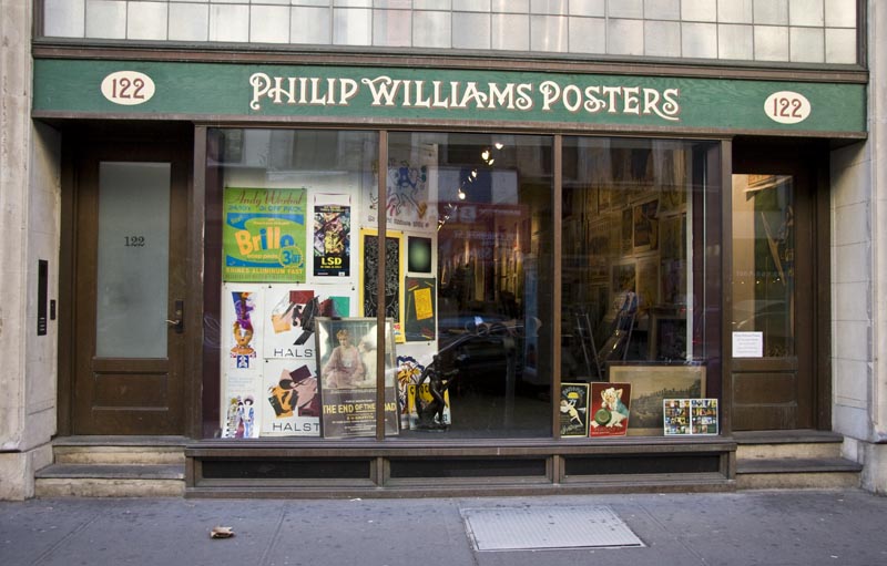 The Greenwich Hotel's neighborhood guide featuring Philip Williams Posters