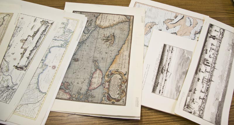 Nautical maps on display at New York Nautical