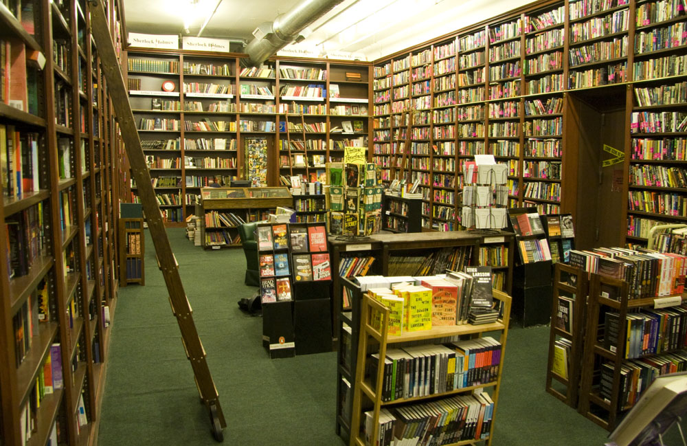 Browse the full bookshelves at the Mysterious Bookshop during your stay at The Greenwich Hotel