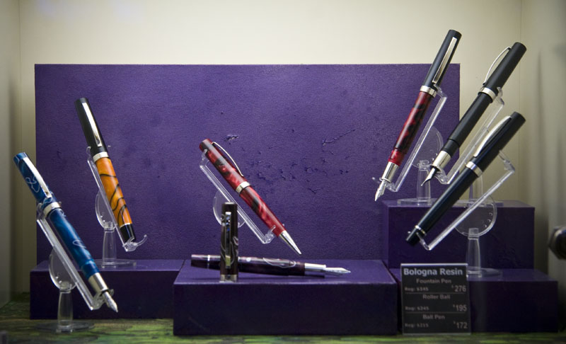 Display of pens at the Fountain Pen Hospital