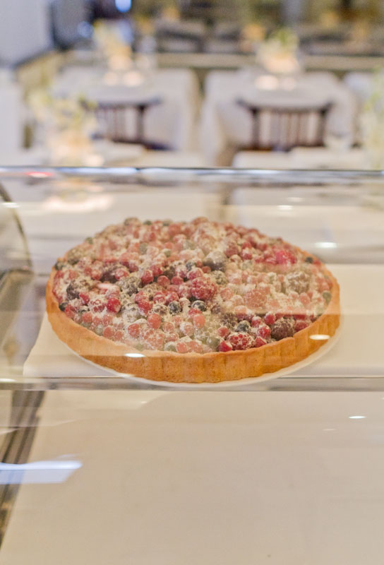 Enjoy a Tart, featured on display at Mr Chow, during your stay at The Greenwich Hotel