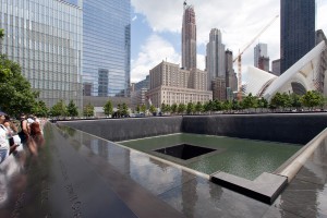 The outdoor 9/11 memorial