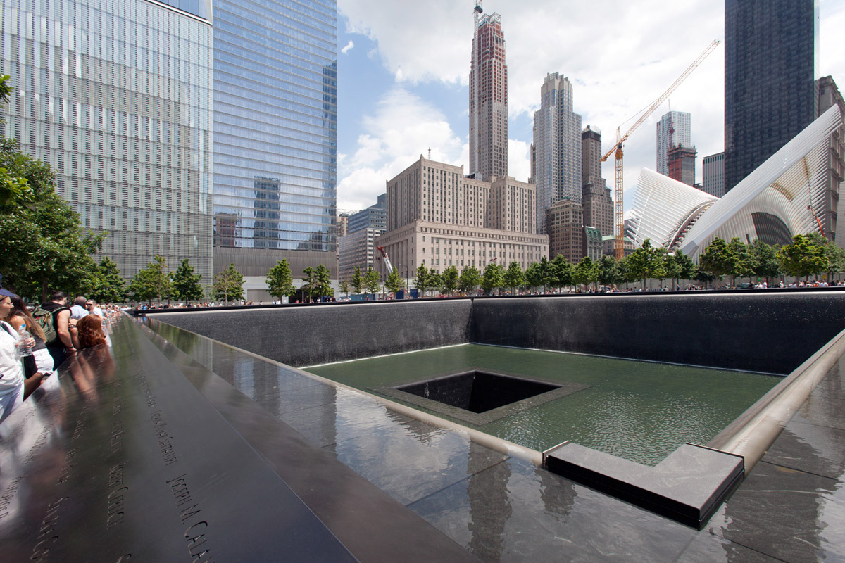 The outdoor 9/11 memorial