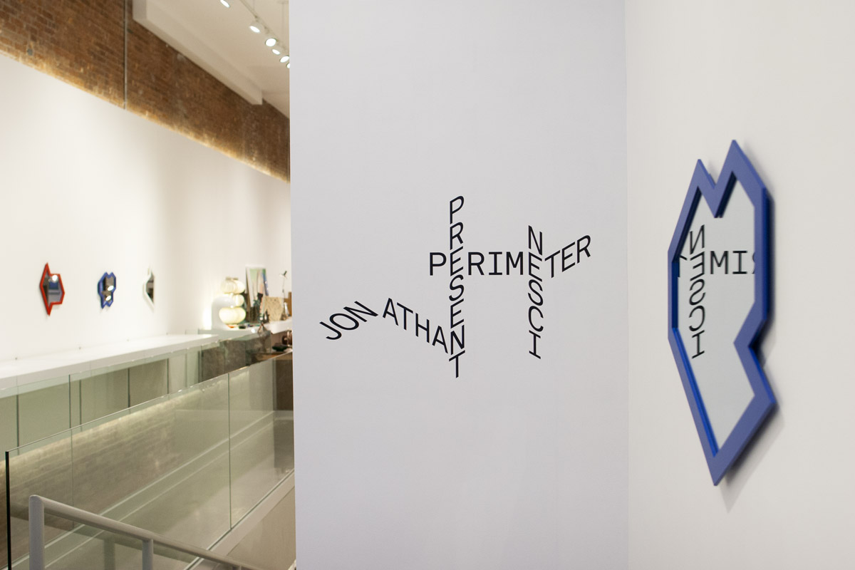 Jonathan Nesci Present Perimeter mirror at Patrick Parrish