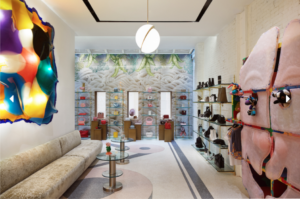 View of one of the showrooms at The Webster