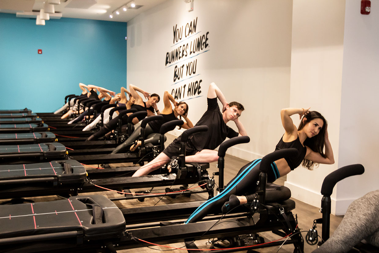 Pilates group session in the SLT studio