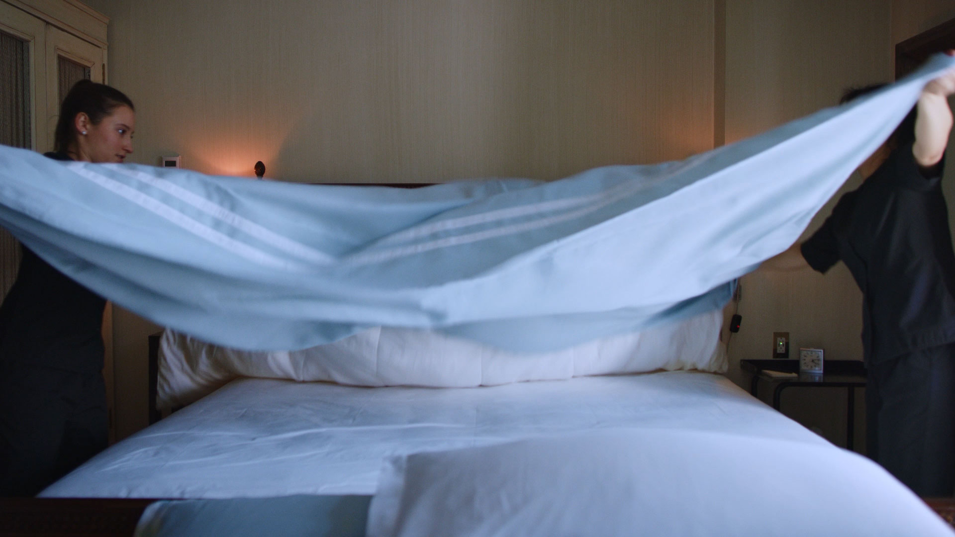 Changing Sheets at boutique Manhattan hotel, The Greenwich Hotel