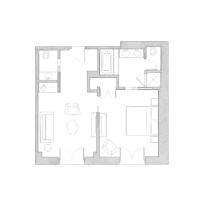 Courtyard Suite Floorplan