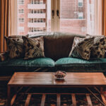 A view of a sitting area inside of a room at The Greenwich Hotel