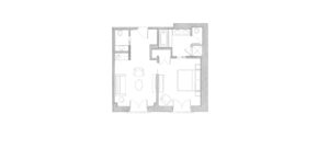 The Greenwich Hotel Courtyard Suite Floorplan