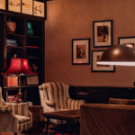 Corner seating arrange in the Drawing Room at The Greenwich Hotel, a luxury boutique hotel in NYC