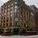 Exterior view of the Greenwich Hotel in the heart of TriBeCa