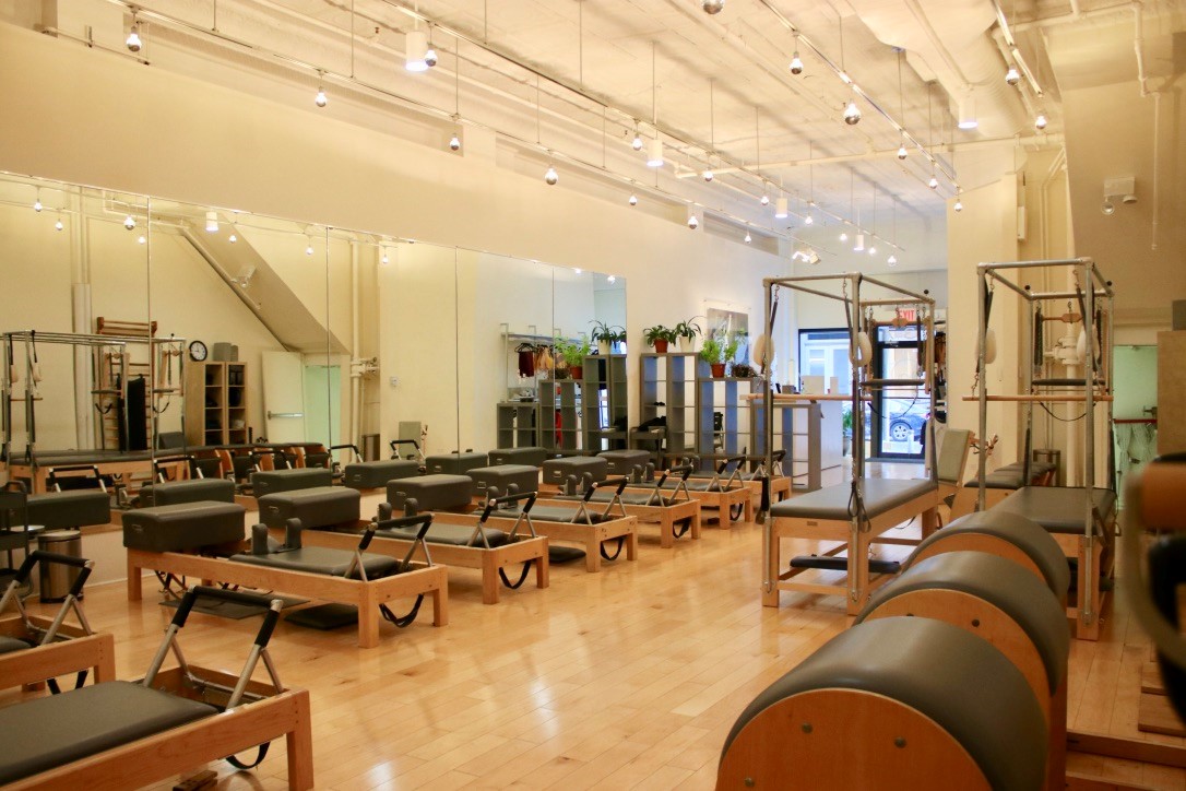 Alternate view of the pilates equipment and main studio room