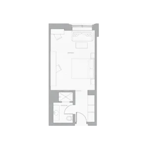 Superior King Room Floorplan